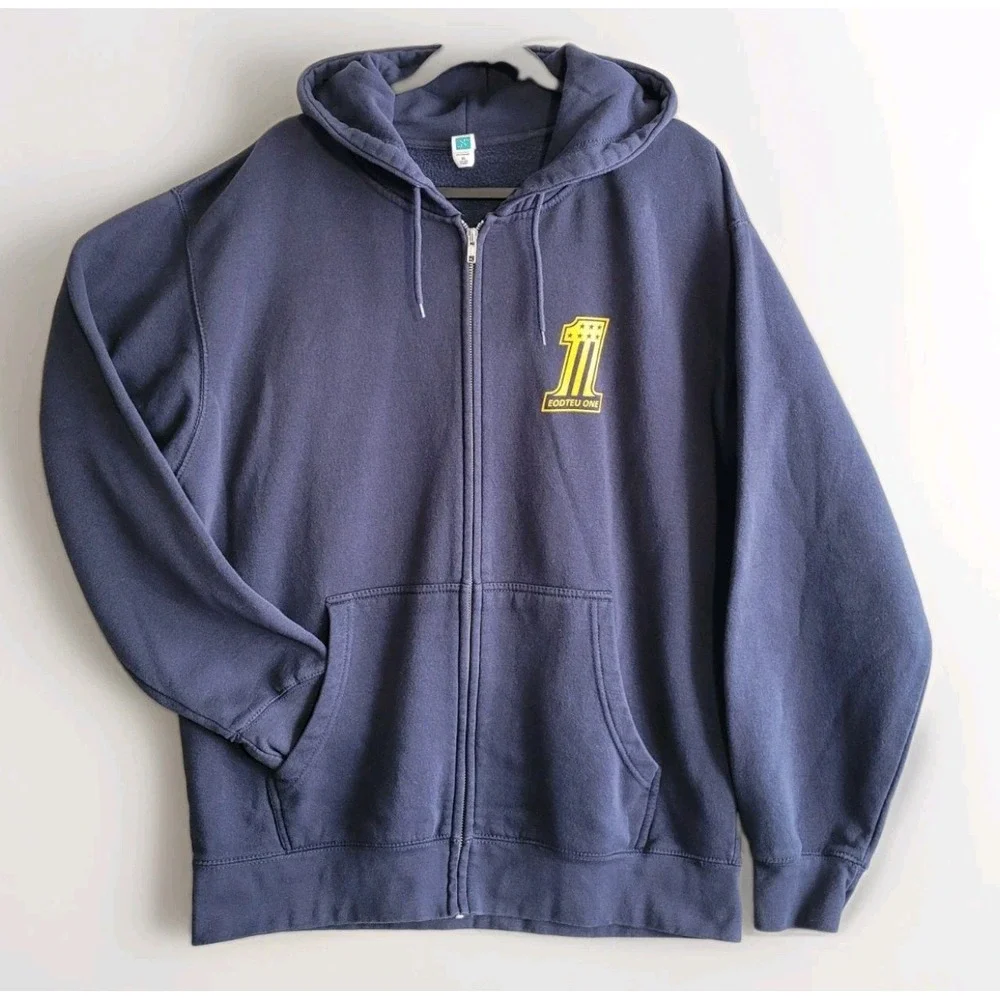 US Navy EOD Special Operations Hoodie XL Full Zip Blue EODTEU ONE Elite Military